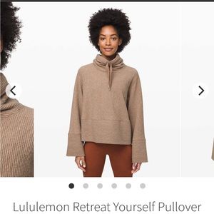 Lululemon retreat yourself pullover